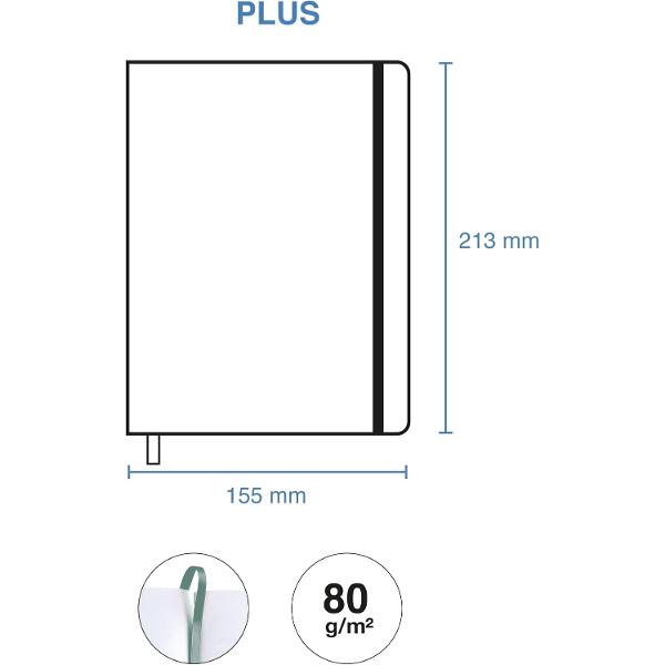 Agenda Miquelrius Plus 155x213 mm datata saptamanal Chester Green CAT MR22665