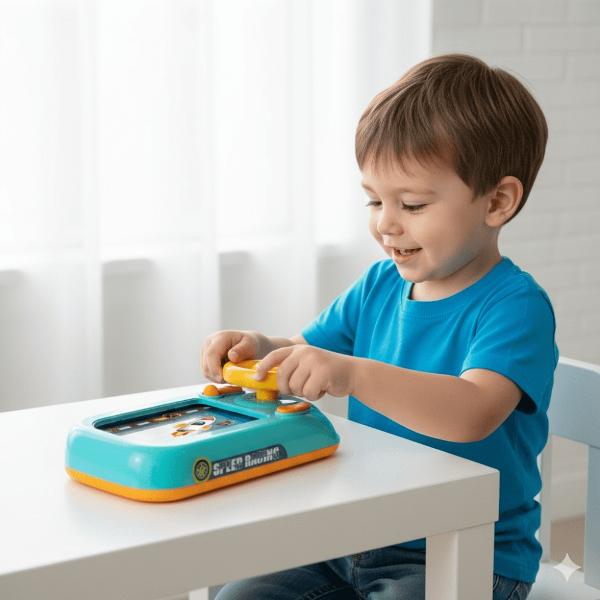 Mini Racer simulator de curse cu volan de condus alimentare USB copii 3-6 AniJucarie Interactiva volan de condus cu circuit curse Esti un parinte modern care cauta jucarii ce imbina perfect distractia cu dezvoltarea armonioasa La Micostore ne asiguram ca fiecare produs ofera o experienta completa gandita special pentru a distractia si dezvoltarea copilului tau Mini Racer numit si Car Racing Adventure este mai mult decat un simplu volan este o aventura 