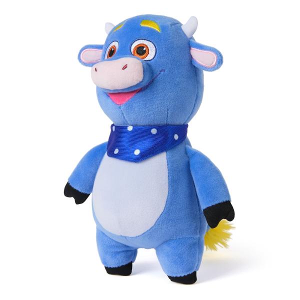 Acest plus inspirat din universul Dora este realizat din materiale moi si placute la atingere fiind ideal pentru joaca imbratisare si momentele de relaxare ale copiilor Designul colorat si prietenos il face usor de recunoscut si atractiv iar dimensiunea sa este potrivita pentru mainile celor mici putand fi oriunde cu usurinta Jucaria incurajeaza jocul de rol imaginatia si dezvoltarea emotionala oferind copiilor un companion de incredere in aventurile zilnice Este o alegere potrivita 