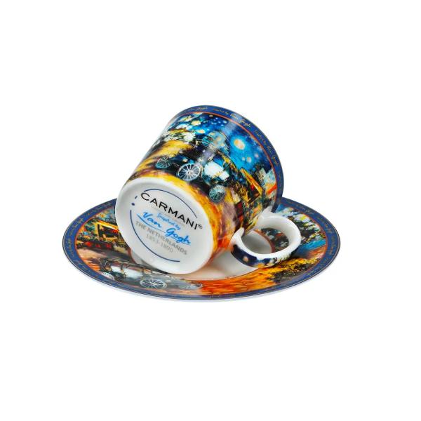 Transforma fiecare moment de espresso intr-un adevarat ritual artistic cu aceasta ceasca de portelan fin inspirata de operele lui Vincent van Gogh Combinatia dintre&nbsp;designul elegant&nbsp;si&nbsp;functionalitatea practica&nbsp;face din aceasta ceasca un accesoriu perfect pentru iubitorii de cafea si artali 