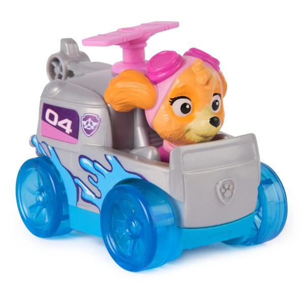 Atentie Pretul afisat este per bucata Nu se poate alege modelul se livreaza aleatoriu in functie de disponibilitatea din stoc&nbsp;Vehiculul Patrula Catelusilor Pup Squad Racers aduce viteza si adrenalina in universul eroilor preferati oferind copiilor ocazia de a recrea curse spectaculoase si misiuni pline de actiune Fiecare set include un personaj Patrula Catelusilor integrat in propriul vehicul tematic cu design inspirat din seriale si culori 