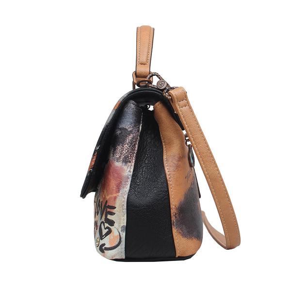 Geanta dama Janet 26x10x16 cm TV000145Material material textil si piele ecologica