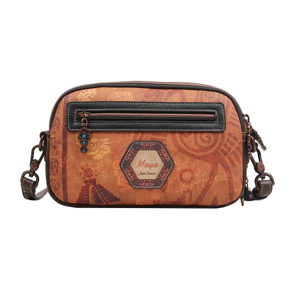 Geanta dama Janet crossbody 22x6x14 cm TV000130Material material textil si piele ecologica