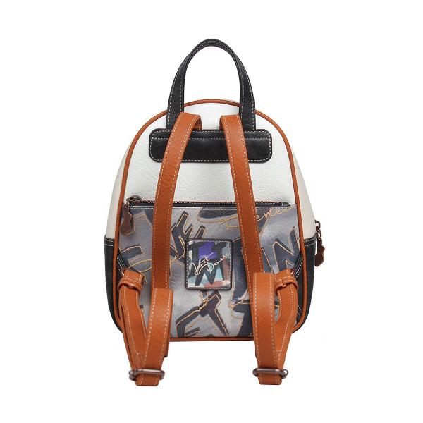 Geanta dama tip rucsac Janet 22x15x25 cm TV000106Material material textil si piele ecologica