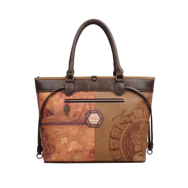 Geanta dama de umar Janet 42x12x29 cm TV00059Material material textil si piele ecologica