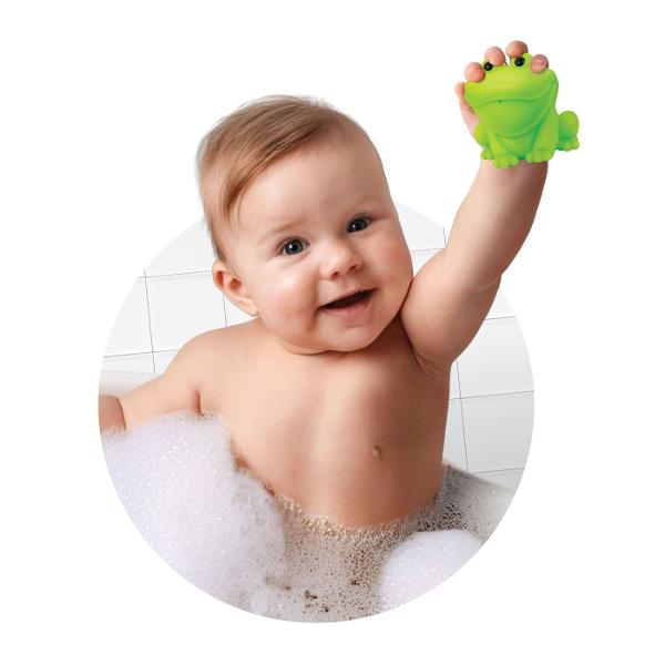 Winfun Water Fun Set Jucarii De Baie Ferma Si Ocean este un set de jucarii pentru baie conceput pentru a transforma timpul petrecut in apa intr-o experienta distractiva si educativa pentru bebelusi Setul include 10 animalute colorate moi si usor de prins special create pentru mainile mici ale copiilor Fiecare figurina poate fi stransa pentru a pulveriza apa oferind un element interactiv care stimuleaza curiozitatea si incurajeaza jocul activ Culorile vii si formele prietenoase contribuie 