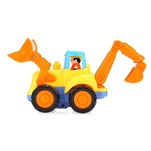 - &Icircn acest set de jucarii exista patru vehicule utilitare inclusiv tractorul buldozerul autobasculatorul si mixerul de ciment Ele sunt cadouri perfecte pentru acei copii de peste 18 luni - Jucarie sigura fabricata din material plastic de inalta calitate si netoxica este durabila si sigura care permite copilului sa se joace cu ele in mod liber si din nou - Culorile lor sunt vii si luminoase care pot promova capacitatea copilului de coordonare a ochilor maini si de perceptie 