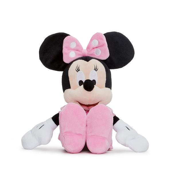 Stim ca primul cel mai bun prieten al celui mic este jucaria de plus cea alaturi de care descopera lumea si doarme linistit noaptea Minnie Mouse este prietena lui Mickey Mouse Are o personalitate placuta si este recunoscuta pentru colectia ei de funde mari de diferite culori pe care le pune pe cap Aceasta jucarie de plus este fabricata dintr-un material de calitate rezistent si in conformitate cu cerintele de calitate Disney Dimensiunea ei este de 25 de centimetri