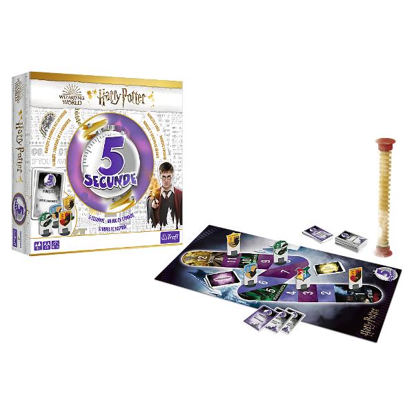 Salut Wizards O versiune nou-nouta neobisnuita a celui mai bine vandut joc 5 Seconds plasat in lumea Harry Potter Crezi ca stii totul despre aventurile lui Harry Ron si Hermione Cunosti fiecare colt al Hogwarts fiecare vraja si ingredient al potiunii Dar poti sa o faci sub presiunea timpului Ai la dispozitie doar 5 secunde asa ca renunta la memorie si nu intarzia sa raspunzi Intra in Un joc care va ajuta sa ganditi si sa vorbiti mai rapid Suntem siguri ca puteti enumera trei rase de 