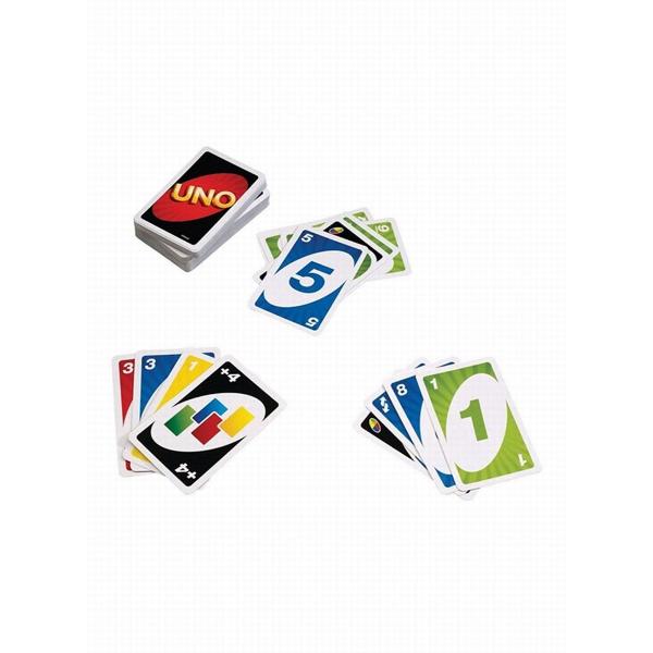 Joc de masa Uno Clasic - este un joc interesant care se poate prelungi pentru multe ore Setul include 108 carti de joc si instructiuni pentru joc Jocul se petrece in mai multe etape in rezultatul carora se acumuleaza puncte Jocul implica doua variante o persoana care castiga celelalte pierd sau pierde doar o singura persoana - restul castiga In functie de ce varianta a jocului se alege se determina modul de acumulare a punctelor Principalul lucru in fiecare runda trebuie sa reusesti sa 
