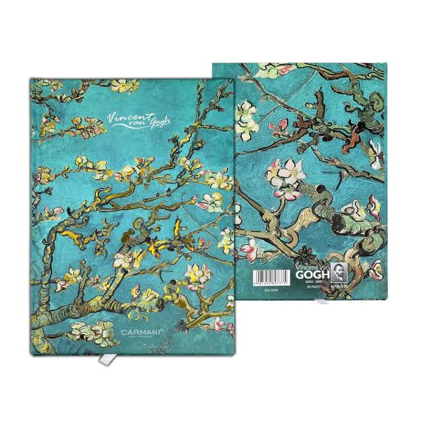 Bloc notes Van Gogh Almond Tree 21x145 cm 80 file 0215056
