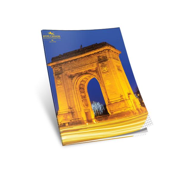 Caiet A4 Matematica Colectia ROMANIA NOASTRA &ndash; Descopera Frumusetile Tarii Tale 80gmp&nbsp;Transforma fiecare ora de matematica intr-o calatorie fascinanta prin cele mai frumoase locuri din tara Caietul A4 din colectia Romania Noastra este mai mult decat un simplu instrument de scris; este o piesa educativa care celebreaza patrimoniul cultural si natural al Romaniei Fiecare varianta de coperta prezinta un obiectiv turistic iconic oferindu-ti inspiratie si 
