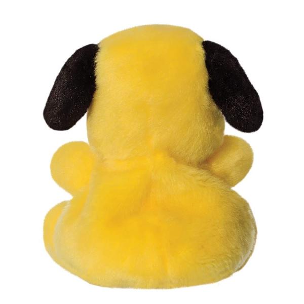 Jucarie de plus Aurora Chimmy Palm Pal 13cm in forma de catelus simpatic realizata din material textil moale si pufos ideala pentru imbratisare si joaca zilnica Designul vesel in nuante de galben cu detalii contrastante la urechi si fata este completat de hanoracul decorativ cu snururi care ii ofera un aspect modern si atractiv Expresia jucausa cu limba scoasa adauga un plus de personalitate si farmec Forma rotunjita si baza lata ii ofera stabilitate fiind potrivita atat pentru joaca 