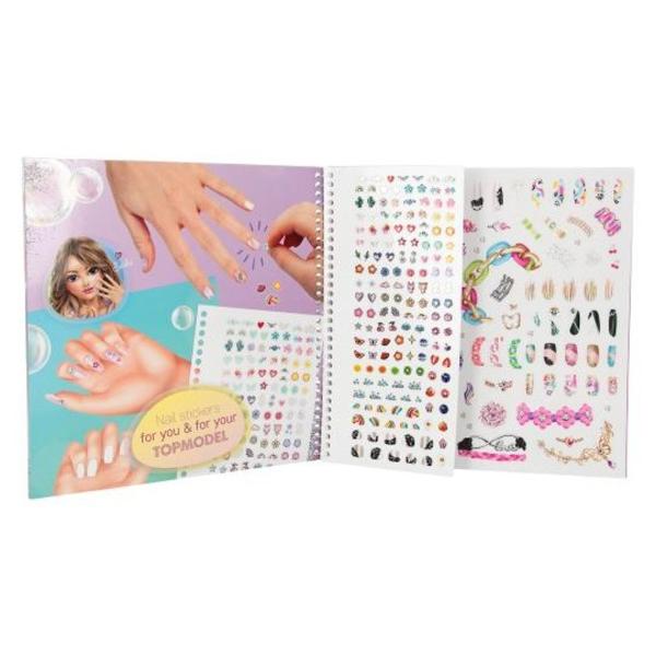 Ridica-ti mainile daca iti place nail art-ul cool cele 46 de pagini ale cartii de colorat TOPModel Hand Designer te invita sa creezi look-uri creative pe maini si unghii De asemenea sunt incluse 2 foi de autocolante laminate cu finisaj argintiu si 1 foaie de tatuaje pentru unghii