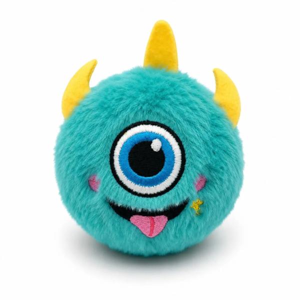 Jucarie minge de plus Bouncimals cu design rotund si expresiv realizata din material moale si pufos placut la atingere ideala pentru joaca colectie si moment de relaxare Personajul are un aspect colorat si vesel cu detalii brodate atent realizate ochi mari expresivi si elemente decorative simpatice care ii ofera un aspect unic si amuzant Forma compacta si dimensiunea de aproximativ 7 cm permit transportarea usoara in ghiozdan geanta sau buzunar fiind un companion distractiv pentru 