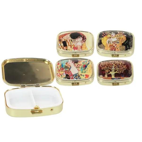 Cutie pentru pilule Gustav Klimt 5320951Important Acest produs este disponibil in mai multe variante Nu se poate alege modelul se livreaza aleatoriu in functie de stoc