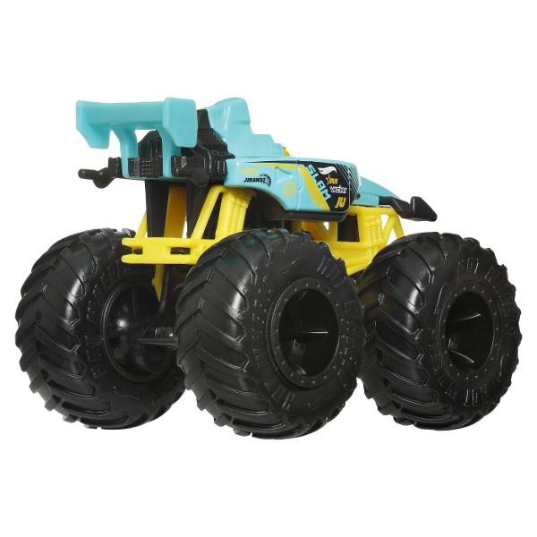 Asortimentul cu lansator de inamici de oras Hot Wheelsdispune de doi inamici preferati de copii tiranozaurul si rechinul sub forma de lansatoare grozave de masini vandute separat Atat lansatorul dinozaur Hot Wheels cat si lansatorul rechin Hot Wheels dispun de provocari grozave in care copiii trebuie sa lanseze masinile cu forta potrivita sau risca sa ramana blocati in falcile inamicului Copiii se pot juca si separat cu aceste jucarii compacte pentru super distractie la scara mai mica 