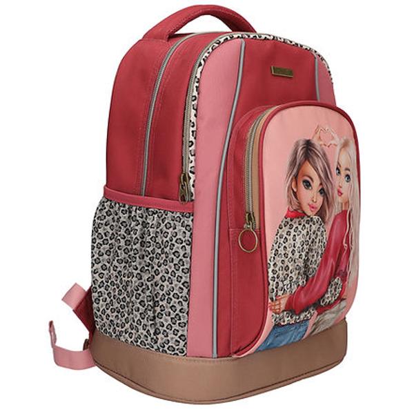 O inim&259; pentru &539;inutele leo Ghiozdanul &537;colar TOPModel are detalii leo la mod&259; pe toat&259; suprafata inclusiv motivul dublu mare de pe buzunar frontal Restul ghiozdanului este &icirc;ntr-o culoare frumoasa roz &537;i ro&537;u-fructe de p&259;dure Baza elegant&259; maro str&259;lucitor este rezistent&259; la murd&259;rie &537;i ap&259; Alte caracteristici practice bretele de um&259;r c&259;ptu&537;ite &537;i reglabile sec&539;iune dorsal&259; 