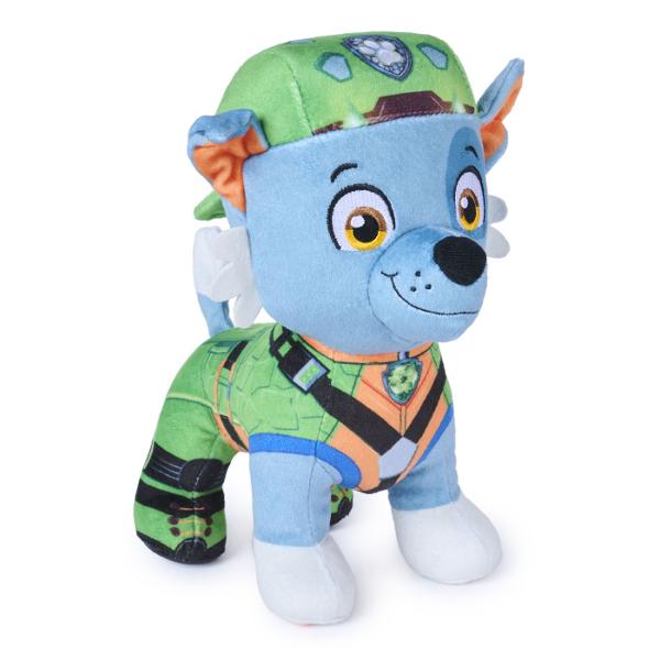 Figurina de plus Patrula Catelusilor Filmul cu Dinozauri Pup Pals este inspirata de personajele indragite din aventurile Patrula Catelusilor si este realizata din material moale si placut la atingere Designul colorat detaliile brodate si tinutele tematice inspirate din film transforma fiecare personaj intr-un companion potrivit pentru joaca imbratisari sau colectie Copiii pot recrea aventurile preferate sau pot inventa propriile misiuni alaturi de eroii Patrula Catelusilor Produsul se vinde 