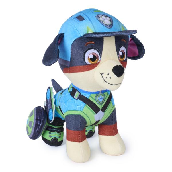 Figurina de plus Patrula Catelusilor Filmul cu Dinozauri Pup Pals este inspirata de personajele indragite din aventurile Patrula Catelusilor si este realizata din material moale si placut la atingere Designul colorat detaliile brodate si tinutele tematice inspirate din film transforma fiecare personaj intr-un companion potrivit pentru joaca imbratisari sau colectie Copiii pot recrea aventurile preferate sau pot inventa propriile misiuni alaturi de eroii Patrula Catelusilor Produsul se vinde 