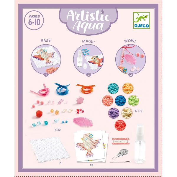 Artistic aqua Country charm
