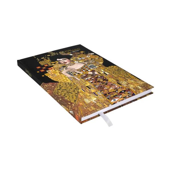 Transform&259; fiecare idee &icirc;ntr-un moment de inspira&539;ie artistic&259; cu bloc notes-ul Klimt &ndash; Adele Inspirat de celebra pictur&259; &bdquo;Portretul Adelei Bloch-Bauer I&rdquo; realizat&259; de Gustav Klimt acest bloc notes &icirc;mbin&259; elegan&539;a artei clasice cu func&539;ionalitatea unui accesoriu de papet&259;rie modernDesignul rafinat inspirat de stilul 