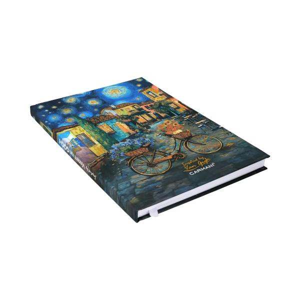 Las&259;-te inspirat de frumuse&539;ea artei &537;i transform&259; fiecare idee &icirc;ntr-o mic&259; oper&259; de crea&539;ie cu bloc notes-ul Van Gogh Cu un design deosebit inspirat de universul artistic al celebrului pictor Vincent van Gogh acest bloc notes &icirc;mbin&259; elegan&539;a cu func&539;ionalitatea fiind perfect pentru noti&539;e g&acirc;nduri &537;i idei creativeCele 