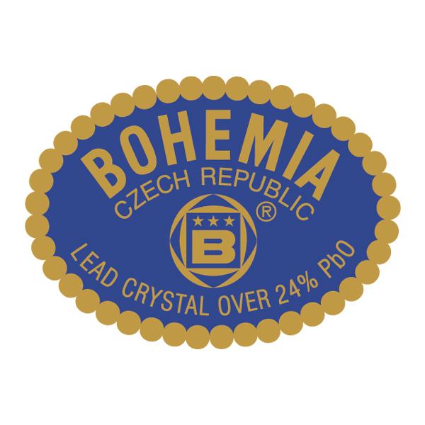 Sfesnic pentru 1 lumanare model scoica din Cristal de BohemiaCutie de cadou clasica Bohemia culoare bleumarinNu contine lumanare