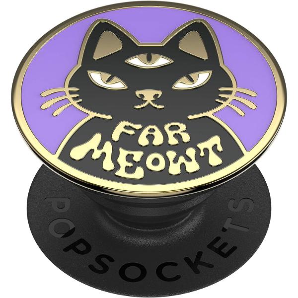 PopGrip Enamel Far Meowt Generatia 2Produs original marca PopSockets ALEGE DOAR ORIGINALULCOMPATIBIL CU ORICARE TIP DE TELEFON &536;I TABLETA Este compatibil cu PopTop-urile PopSockets cu suporturile de ma&537;in&259; dar si cu PopChain  Caracteristicile 