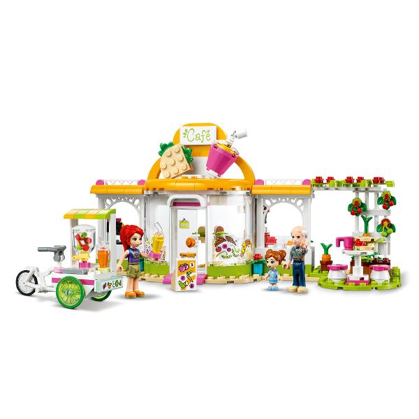 LEGO Friends - Cafeneaua organica din Heartlake City 41444 314 piese  Cauti un cadou creativ de zi de nastere pentru un copil caruia ii pasa de planeta Cafeneaua organica din Heartlake City LEGO Friends 41444 ii va distra ore intregi Nu numai ca isi pot inchipui ca prepara creatii delicioase in bucataria de jucarie dar acesta jucarie sustenabila le permite de asemenea sa isi imagineze ca ingredientele sunt cultivate in gradina 