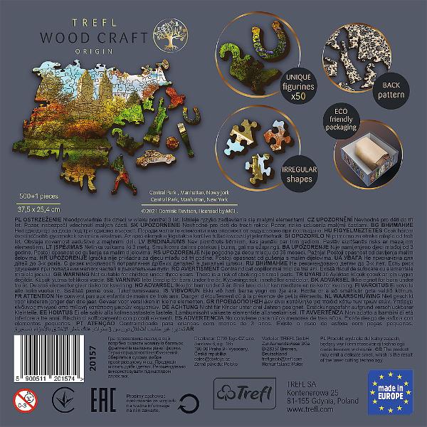 Esti un pasionat de puzzle-uri Puzzle-urile din lemn WOOD CRAFT de la Trefl au fost create doar pentru tine Folosind formatul unic de puzzle si figurile puzzle originale asamblati setul uzzle-urile din lemn cu forme neregulate sunt o alternativa ideala la puzzle-urile traditionale Setul este format din 5001 elemente printre care au fost ascunse pana la 50 de piese de  puzzle in diferite forme Gasirea lor este o mare distractie suplimentara Fiecare piesa de puzzle are un model decorativ 