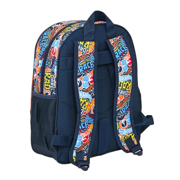 Rucsac Hot Wheels pentru scoala 38 cmGhiozdanul pentru baieti Hot Wheels este ideal pentru scoala clasele 1-4 dar si pentru micile plimbari in parc sau calatorii Vrei ca micutul tau sa fie in pas cu moda Rucsacul pentru baieti Hot Wheels il va ajuta sa ia cu el tot ce are nevoie indiferent unde il poarta sa fie remarcatRucsacul Hot Wheels pentru scoala 38 cm are un compartiment 