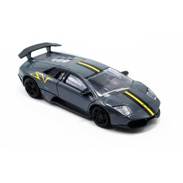 Masinuta are proportiile ideale pentru momente pline de distractie si amuzament Masinuta metalica Lamborghini Sian scara 1 la 43 are anvelope de cauciuc si un design detaliat interior-exterior realizat din materiale metalice turnate cu accesorii realizate din material plastic de calitate superioara Copilul dumneavoastra se poate juca in voie cu masina metalica Lamborghini Sian de la brandul international Rastar Nicio cursa nu este imposibil de castigat cu acesta masinuta care este o 