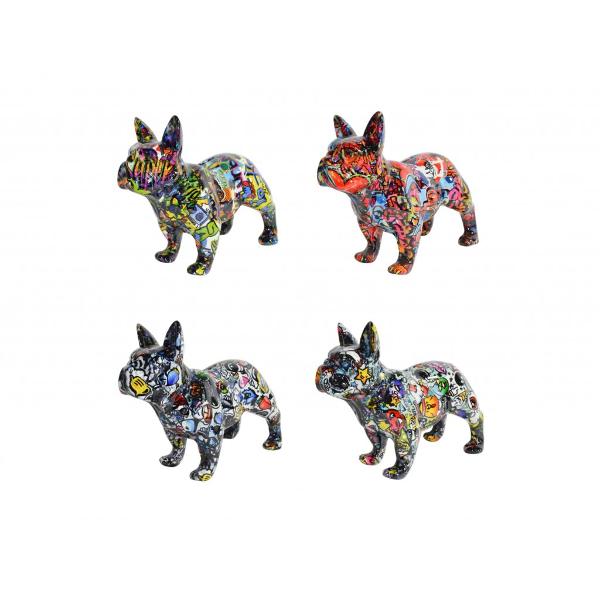 Decoratiune ceramica  pusculita - Buldog francez grafitty Jack 24 cm 148-00503Atentie Pretul afisat este per bucata Acest produs este disponibil in mai multe variante de culori Specificati culoarea dorita in comentariu