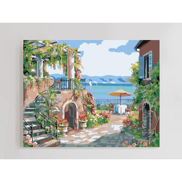 Setul de pictura pe numere te poate scufunda partial in lumea fanteziilor tale si iti ofera posibilitatea de a patrunde mai mult in lumea artei de a petrece placut si productiv timpul liber De asemenea rezultatul muncii poate sa se transforme in decor pentru casa sau o ideie minunata de cadou Ce contine setul de pictura pe numere Un desen contur cu indicarea numarului culorii Fiecare celula de contur a imaginii este numerotata si corespunde unei cutii cu vopsea Set vopsea acrilica care 