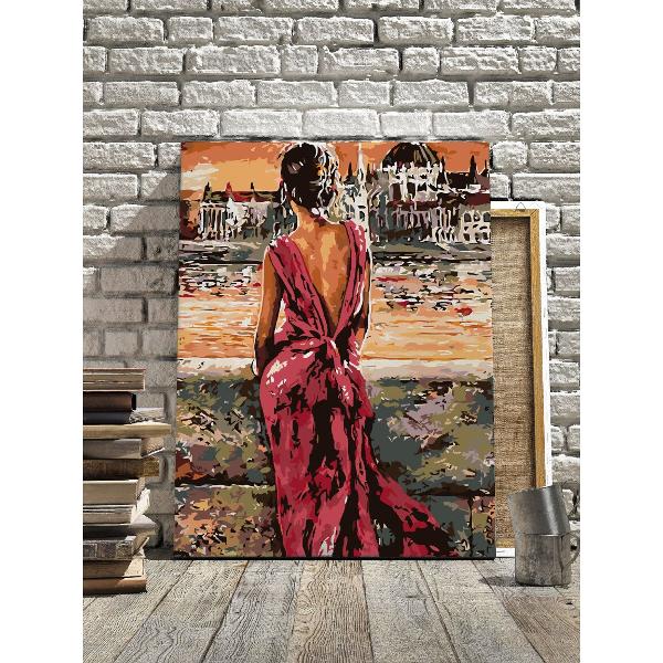 Setul de pictura pe numere te poate scufunda partial in lumea fanteziilor tale si iti ofera posibilitatea de a patrunde mai mult in lumea artei de a petrece placut si productiv timpul liber De asemenea rezultatul muncii poate sa se transforme in decor pentru casa sau o ideie minunata de cadou Ce contine setul de pictura pe numere Un desen contur cu indicarea numarului culorii Fiecare celula de contur a imaginii este numerotata si corespunde unei cutii cu vopsea Set vopsea acrilica care 