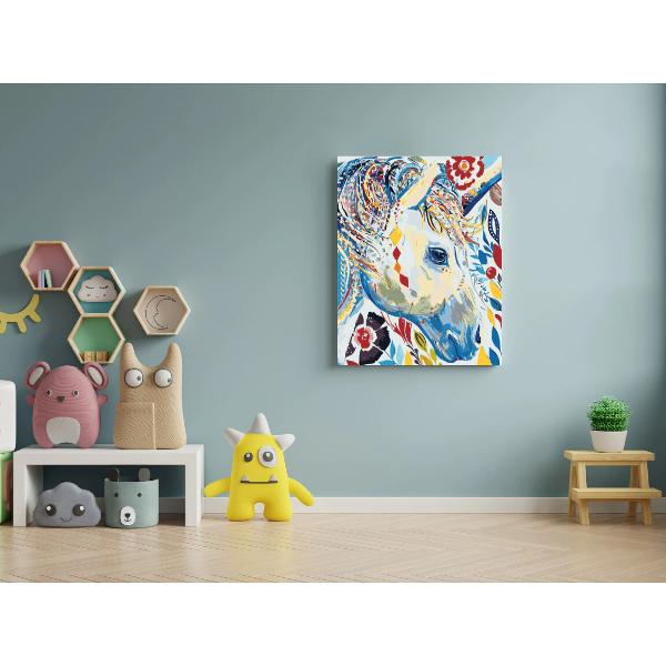 Setul de pictura pe numere te poate scufunda partial in lumea fanteziilor tale si iti ofera posibilitatea de a patrunde mai mult in lumea artei de a petrece placut si productiv timpul liber De asemenea rezultatul muncii poate sa se transforme in decor pentru casa sau o ideie minunata de cadou Ce contine setul de pictura pe numere Un desen contur cu indicarea numarului culorii Fiecare celula de contur a imaginii este numerotata si corespunde unei cutii cu vopsea Set vopsea acrilica care 