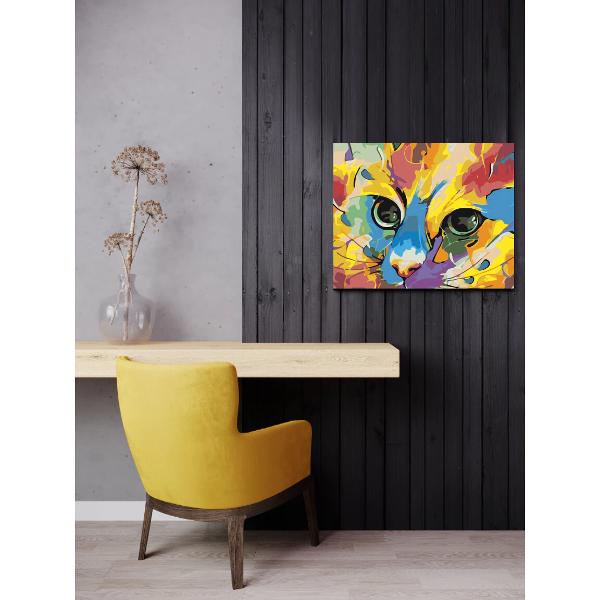 Tablou pe numere te poate scufunda partial in lumea fanteziilor tale si iti ofera posibilitatea de a patrunde mai mult in lumea artei de a petrece placut si productiv timpul liber De asemenea rezultatul muncii poate sa se transforme in decor pentru casa sau o ideie minunata de cadou&nbsp; &nbsp;Ce contine setul de pictura pe numereUn desen contur cu indicarea numarului culorii 4050cm Fiecare celula de contur a imaginii este numerotata si corespunde unei cutii 