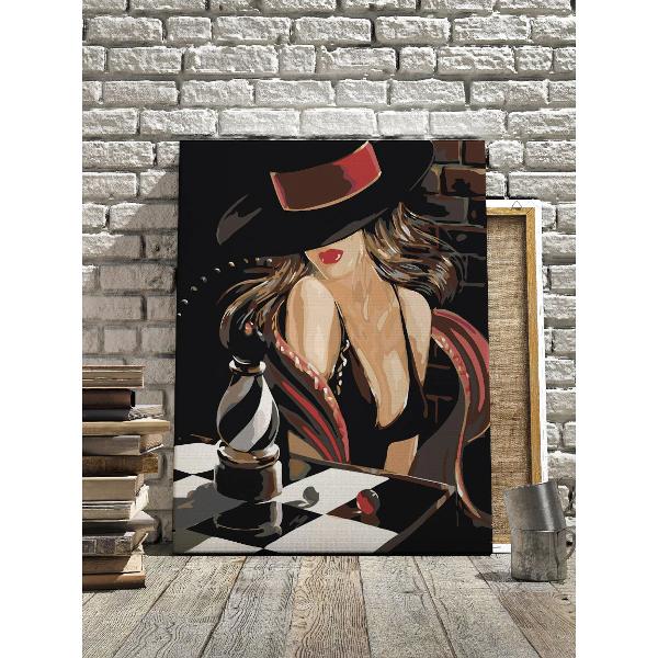 Setul de pictura pe numere te poate scufunda partial in lumea fanteziilor tale si iti ofera posibilitatea de a patrunde mai mult in lumea artei de a petrece placut si productiv timpul liber De asemenea rezultatul muncii poate sa se transforme in decor pentru casa sau o ideie minunata de cadouCe contine setul de pictura pe numere- Un desen contur cu indicarea numarului culorii Fiecare celula de contur a imaginii este numerotata si corespunde 