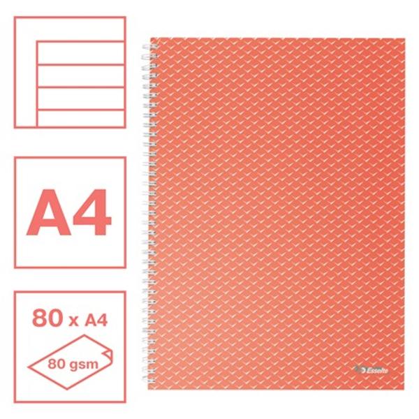 Descoperi&539;i culorile luminoase ale naturii pentru a crea un spa&539;iu de lucru pozitiv cu gama ColourBreeze de la Esselte Conceput pentru a v&259; men&539;ine organizat &537;i motivat &icirc;n timp ce studia&539;i sau la serviciu finisajul modern &537;i culorile relaxante v&259; vor face s&259; visa&539;i la urm&259;toarea aventur&259; Caietul Esselte ColourBreeze A4 cu copert&259; din carton cu design pl&259;cut &537;i cu spira este ideal pentru a lua noti&539;e 