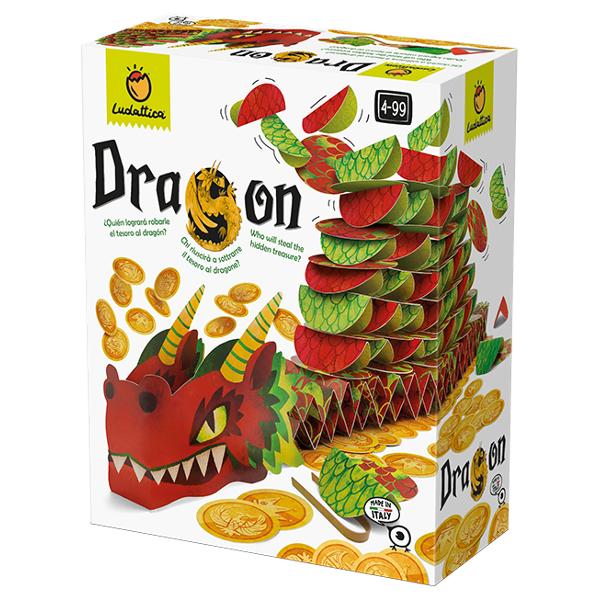 Capul dragonului – corpul dragonului – 102 carduri rotunde – penset&259; din bambus – instruc&539;iuni O provocare continu&259; care se poate întoarce împotriva ta la un… pocnet de coad&259; de dragon Un joc rapid de strategie al c&259;rui scop este s&259; construie&537;ti corpul unduitor al dragonului ro&537;u Cei doi juc&259;tori trebuie s&259;-&537;i asambleze toate c&259;r&539;ile pe corpul dragonului literalmente 