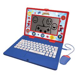 Descopera o modalitate captivanta de invatare cu noul laptop educational Lexibook special creat pentru copii Cu 170 de activitati distractive 85 in fiecare limba acest laptop ofera o experienta interactiva unicaAcest laptop acopera 7 categorii esentiale de continut educational inclusiv scriere citire si tastare De la invatarea literelor si vocabular pana la jocuri precum spanzuratoarea dictare si activitati de scris liber fiecare moment de studiu devine captivant si 