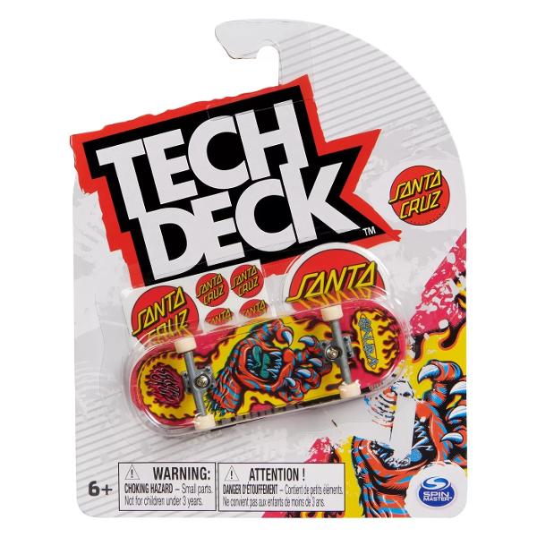 Tech Deck iti aduce experienta reala cu fingerboard-uri autentice de 96 mm de la companiile de skateboard-uri reale Fiecare prezinta un desen legal de la cele mai mari companii de skateboard-uri din lume Alege dintr-o mare varietate de forme de placi complet noi inclusiv super populara Penny Board Recreeaza-ti replicile preferate si extinde-ti repertoriul de trucuri cu ajutorul sfaturilor online pe techdeckcom Pe masura ce iti construiti colectia o poti compara online cu instrumentul 