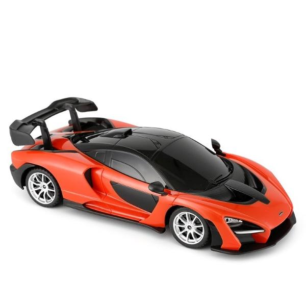 Copilul dumneavoastra se poate juca in voie cu masina cu telecomanda McLaren Senna scara 1 la 24 oferita de brandul international Rastar Nicio cursa nu este imposibil de castigat cu acesta masinuta replica oficiala cu licenta a modelului original construita cu mare atentie la detalii Masinuta are proportiile ideale pentru momente pline de distractie si amuzament avand dimensiunile in centimetri dupa cum urmeaza  1899252Masinuta functioneaza pe frecventa de 24GAlimentarea se face 