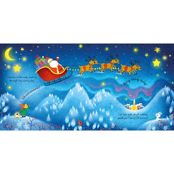 This book and jigsaw follows Santa as he gets ready for the most magical night of the year Little children can complete the simple 9-piece jigsaws to recreate three of the snowy scenes and enjoy spotting all kinds of details in the book