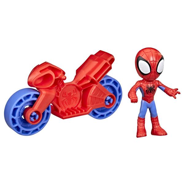 Este timpul Spidey Aceste jucarii Spidey and His Amazing Friends vin cu o silueta si o motocicleta pentru o joaca plina de actiune Silueta de 25 inci poate merge cu adevarat cu bicicleta astfel incat prescolarii isi pot imagina ca se vor ajuta cu echipa Spidey Cu aceste seturi de figurine si vehicule Marvel prescolare distractia este la o plimbare distanta Aceste seturi de jucarii Spidey sunt cadouri grozave de sarbatori sau de ziua de nastere pentru copiii de la 3 ani in sus care iubesc 