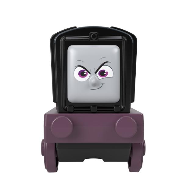 Copiii pot crea nenumarate aventuri pe Insula Sodor din Thomas the Train All Engines Go cu aceste tobogane din plastic de la Fisher-Price Fiecare roller coaster se bazeaza pe un personaj preferat din serie Fiecare personaj se vinde separat si in functie de disponibilitate Compatibil cu toate seturile Thomas the Train Seturile vandute separat si in functie de disponibilitate Acest pachet contine personajul Diesel