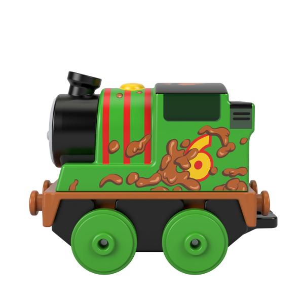 Copiii pot crea nenumarate aventuri pe Insula Sodor din Thomas the Train All Engines Go cu aceste tobogane din plastic de la Fisher-Price Fiecare roller coaster se bazeaza pe un personaj preferat din serie Fiecare personaj se vinde separat si in functie de disponibilitate Compatibil cu toate seturile Thomas the Train Seturile vandute separat si in functie de disponibilitate Acest pachet contine personajul Percy