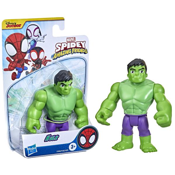 Spidey si prietenii lui uimitori sunt pregatiti de aventuri cu panza de paianjen cu aceste figurine inspirate de noul desen animat Figurinele de 10 cm au 6 puncte de articulatie si design specific Copiii pot colectiona intreaga echipa pentru a retrai aventuri pline de distractie la fel ca in serial Fiecare figurina dispune de un accesoriu specific personajului Sortimentul include personajele Spider-Man Miles Morales Spinn Ghost-Spider Ghost si Green Goblin Fiecare figurina se vinde 