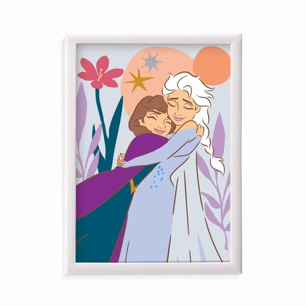 Cu kiturile Paint &amp Frame bazate pe tehnica colorarii dupa numere copiii invata sa coloreze diferitele imagini cu atentie si grija imbunatatindu-si astfel talentul artistic si dezvoltandu-si abilitatile motorii La final ei vor simti un sentiment de bucurie mandrie si satisfactie care ii va stimula sa doreasca sa continue sa picteze Satisfactie si bucurie Transformati-va in artisti si fiti mandri de capodopera voastra Paint &amp Frame ii transforma pe toti in adevarati 